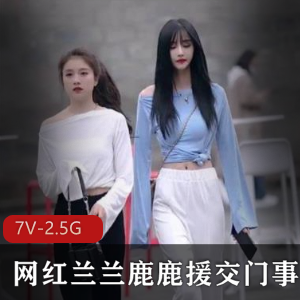 宅男粉超人气网红兰兰鹿鹿交友门事件绝版合集抖音精选7V-2.5G度盘