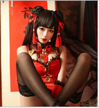 cos女神（一米八的大梨子）黑贞龙王合集88V5.9G，束缚剧情美腿诱惑